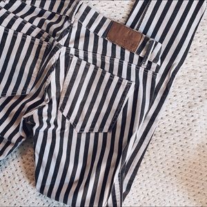 Striped H&M Skinny Jean